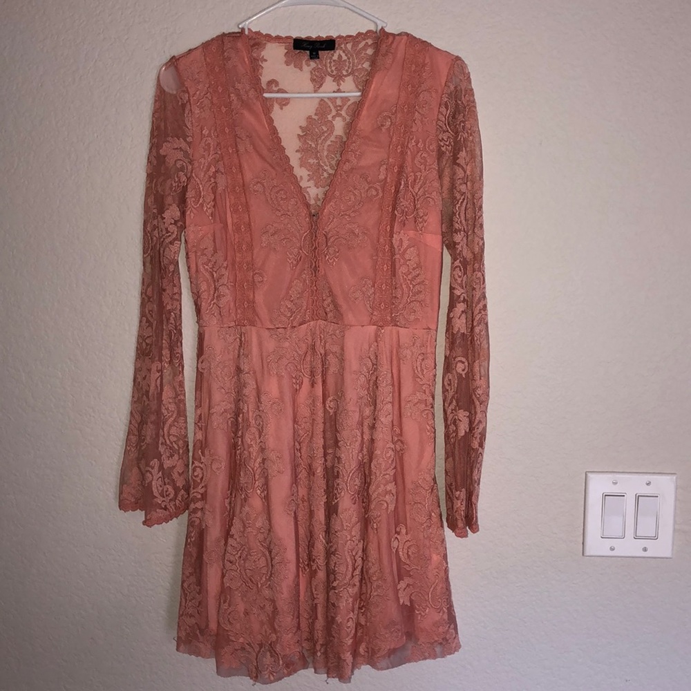 Hope’s Boutique dusty coral dress M
